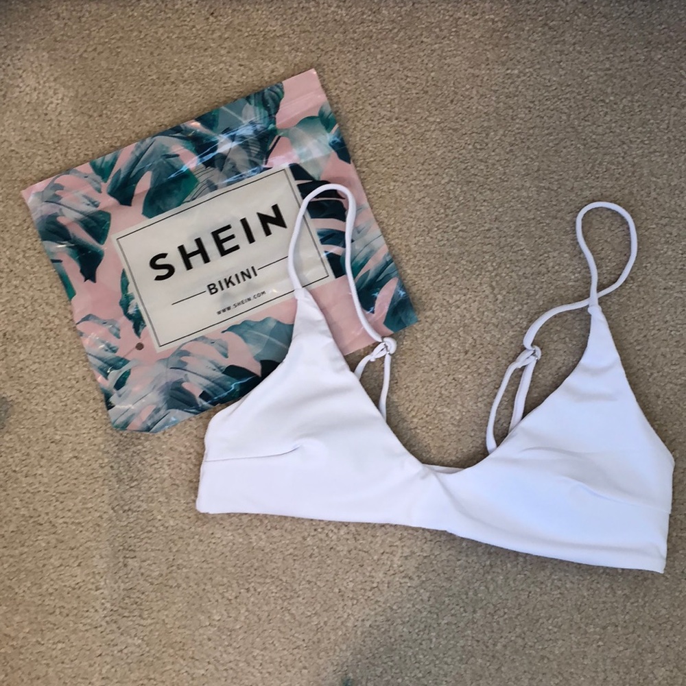 SHEIN v neck bikini top